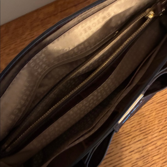 Kate Spade Brown Payent Leather Satchel - Like Nee - Picture 5 of 6